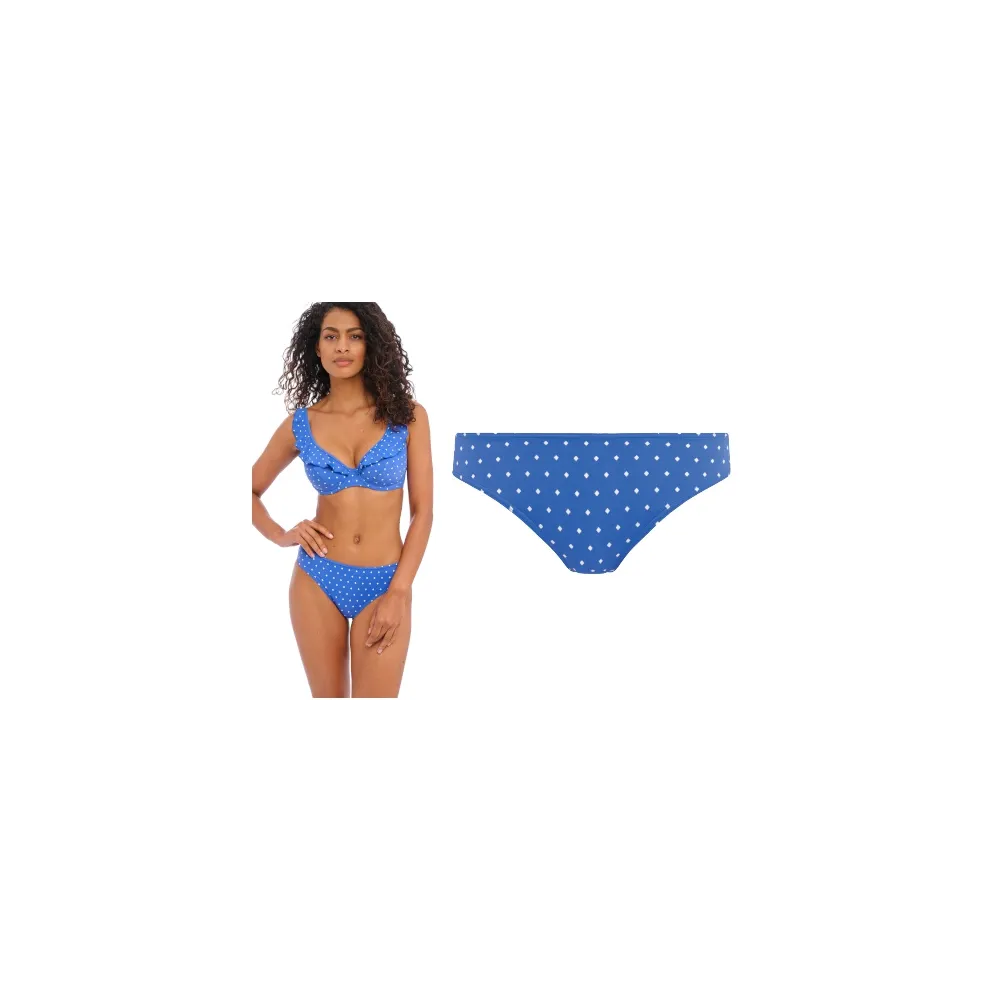 Freya Jewel Cove azure figi bikini do stroju kąpielowego