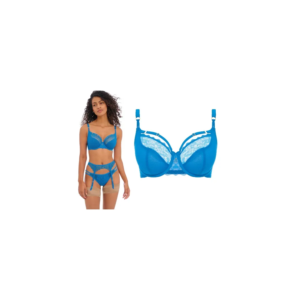 Freya Temptress med blue soft plunge biustonosz