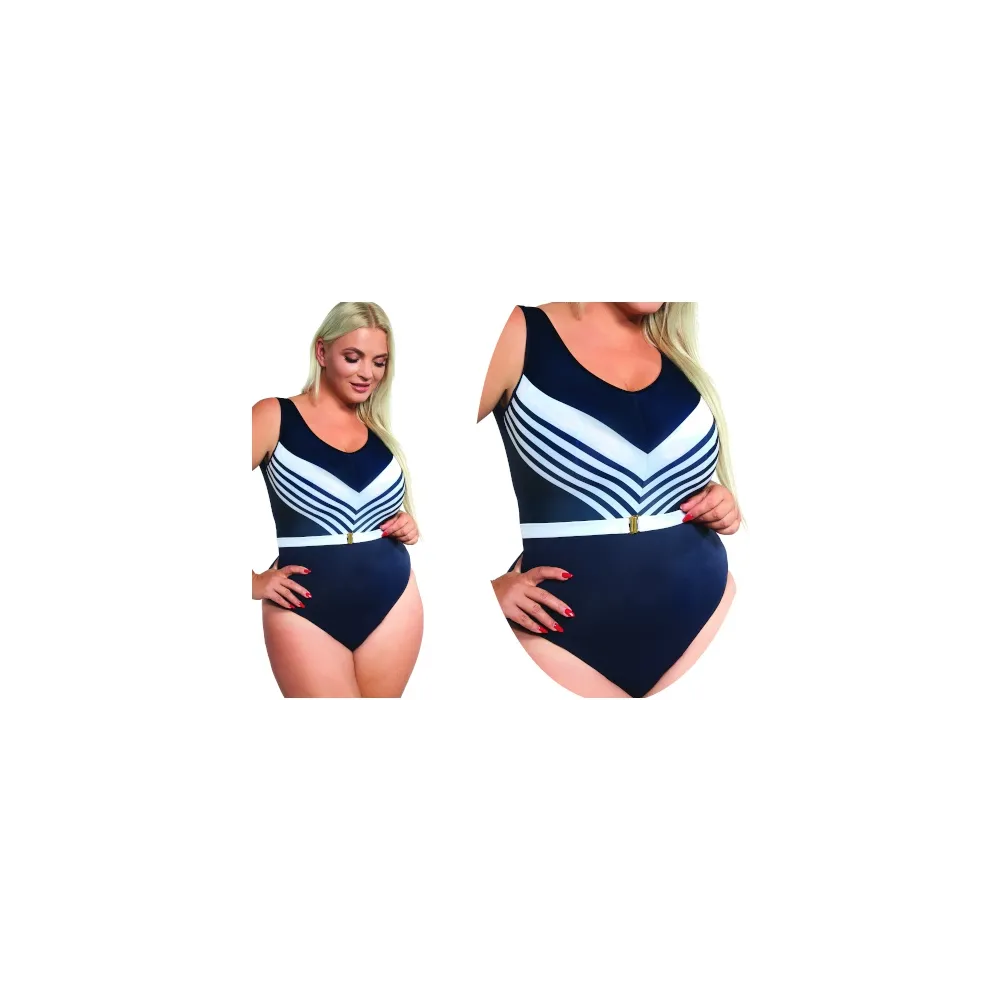 KrisLine Blue Mare nightblue body soft roma jednoczęściowy strój kąpielowy