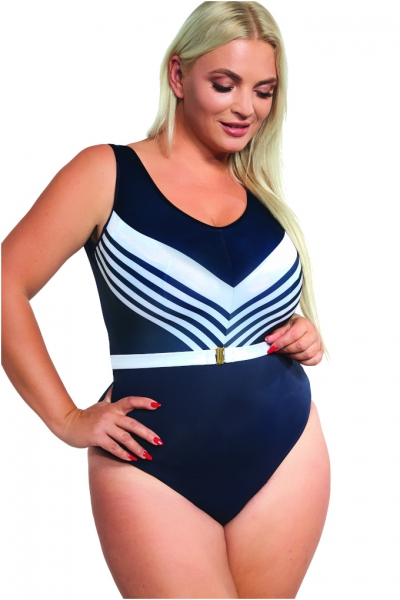 KrisLine Blue Mare nightblue body soft roma jednoczęściowy strój kąpielowy