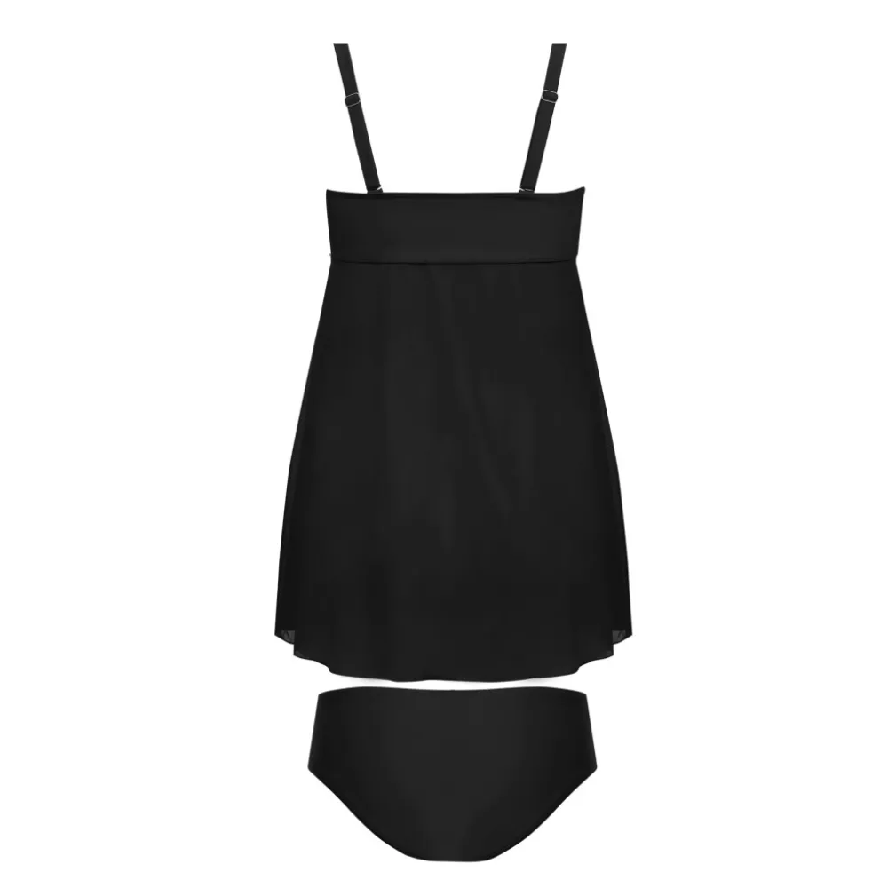Self 22 984SV 19 czerń tankini komplet strój kąpielowy koszulka kąpielowa i figi