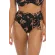 Fantasie Luna Bay lacquered black figi wysokie high waist do stroju kąpielowego