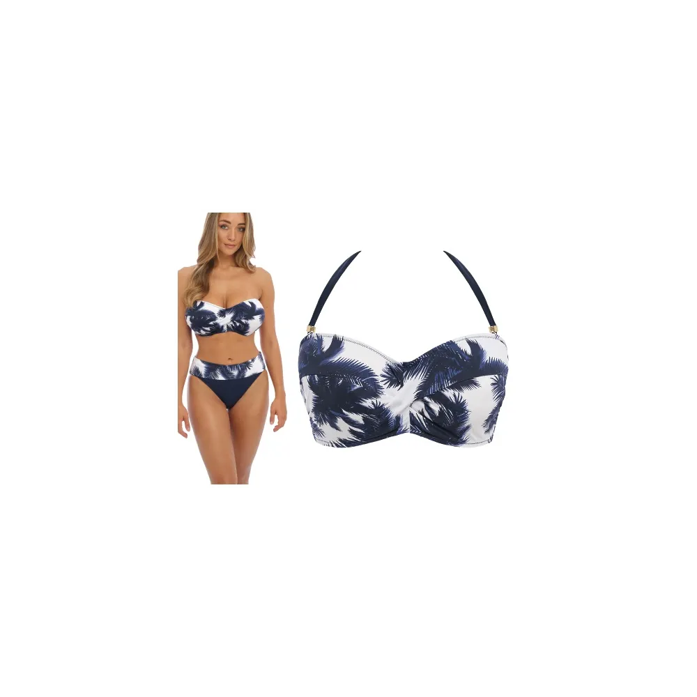 Fantasie Carmelita Avenue french navy bandeau biustonosz do stroju kąpielowego