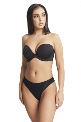 Cleo by Panache Faith noir strapless biustonosz typu bardotka