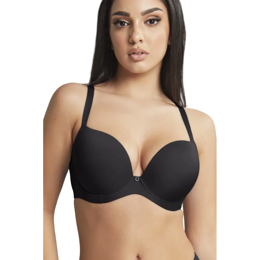Cleo by Panache Faith noir plunge usztywniany biustonosz do dekoltów