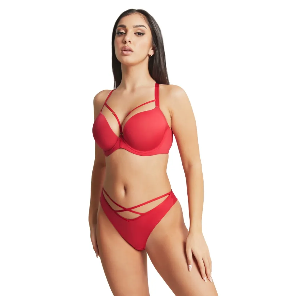 Cleo by Panache Faith amour scarlett plunge usztywniany biustonosz do dekoltów