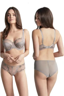 Panache Clara opal grey biustonosz soft z fiszbinami