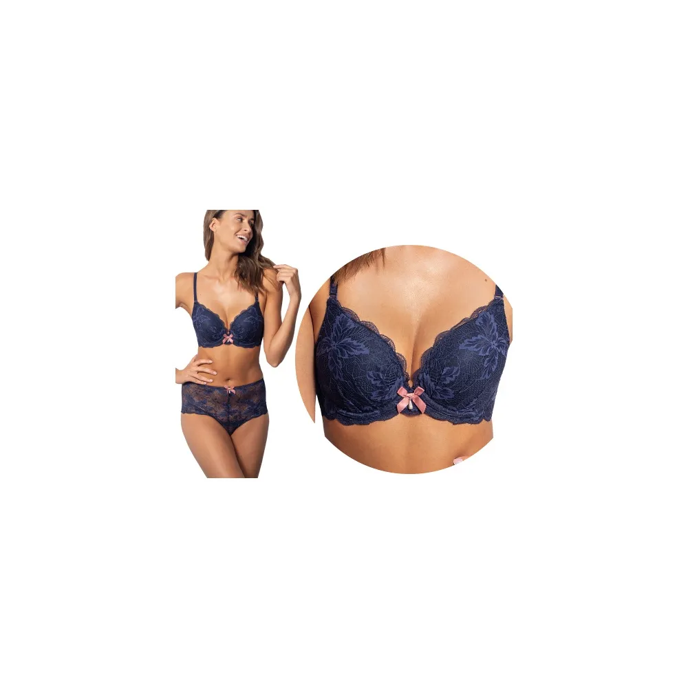 Agio 9289 granat my body biustonosz push-up