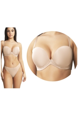 Cleo by Panache Faith latte strapless biustonosz typu bardotka