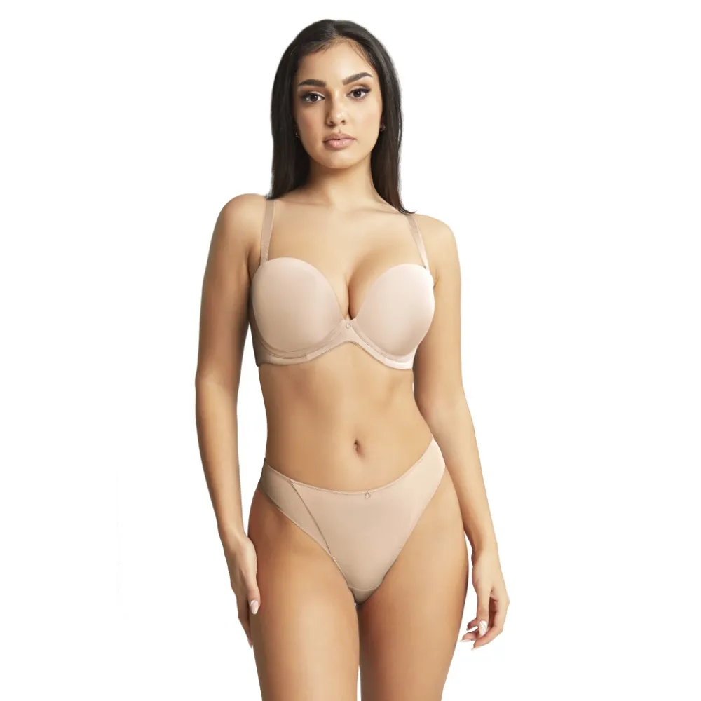Cleo by Panache Faith latte strapless biustonosz typu bardotka