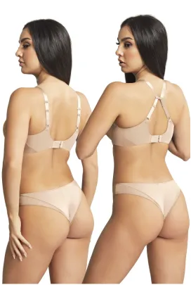 Cleo by Panache Faith latte plunge biustonosz usztywniany