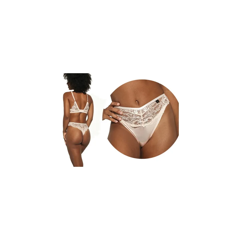 Kris Line Noella peach stringo-szorty