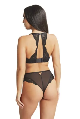 Cleo by Panache Addison czarny biustonosz soft plunge