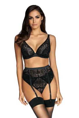 Ewa Bień Velvet czarny B801 soft bralette