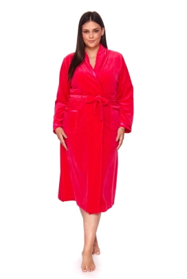 Doctor Nap SWA1078 szlafrok długi hot pink