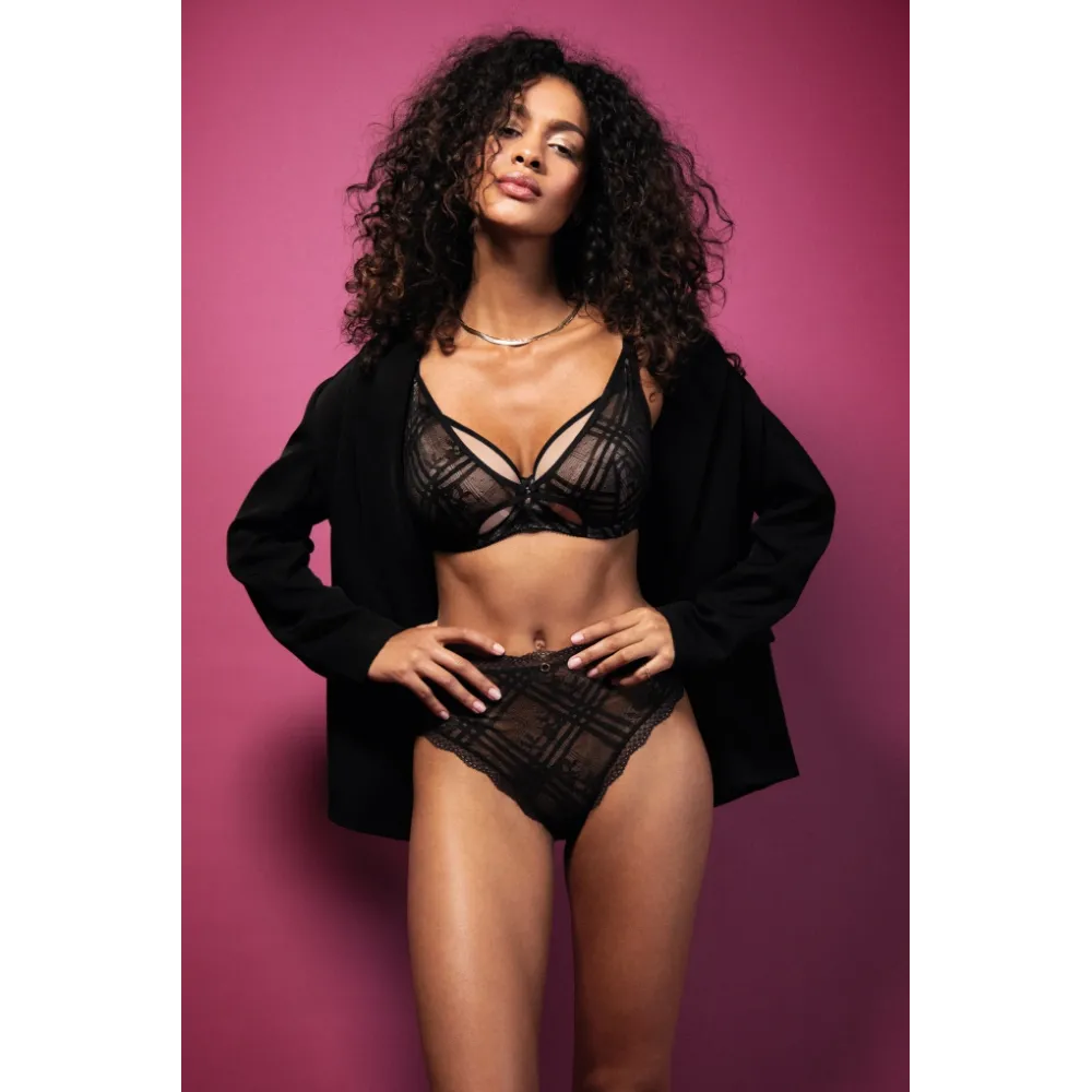 Freya Fatale noir high apex biustonosz soft