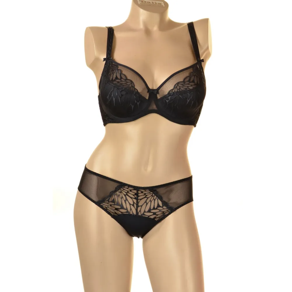 Dalia Sara czerń K37 biustonosz semi-soft