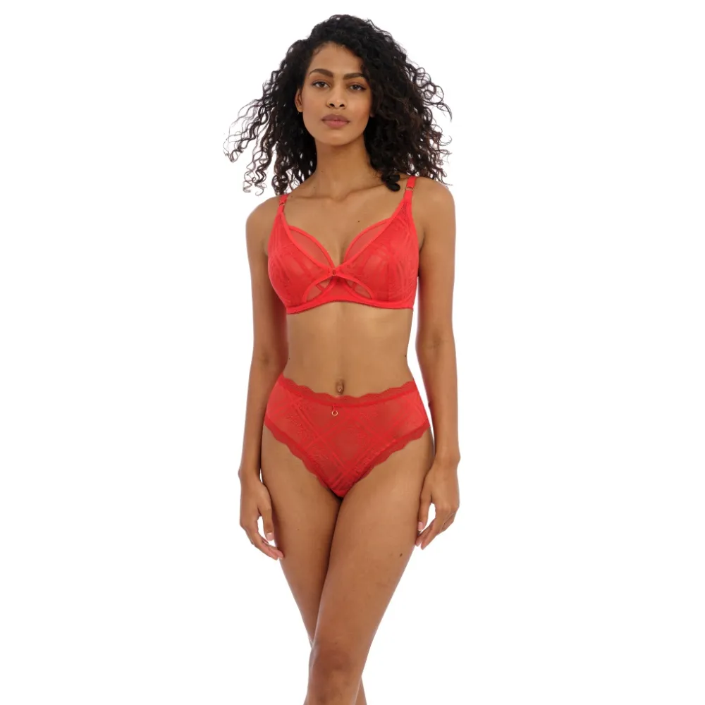 Freya Fatale chilli red figi wysokie