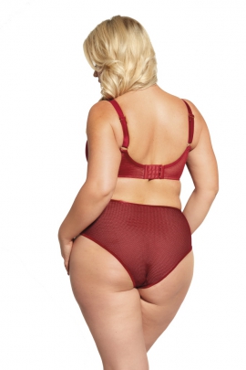 KrisLine Amore bordeaux semi-soft biustonosz