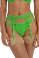 Freya Temptress poison green pas do pończoch