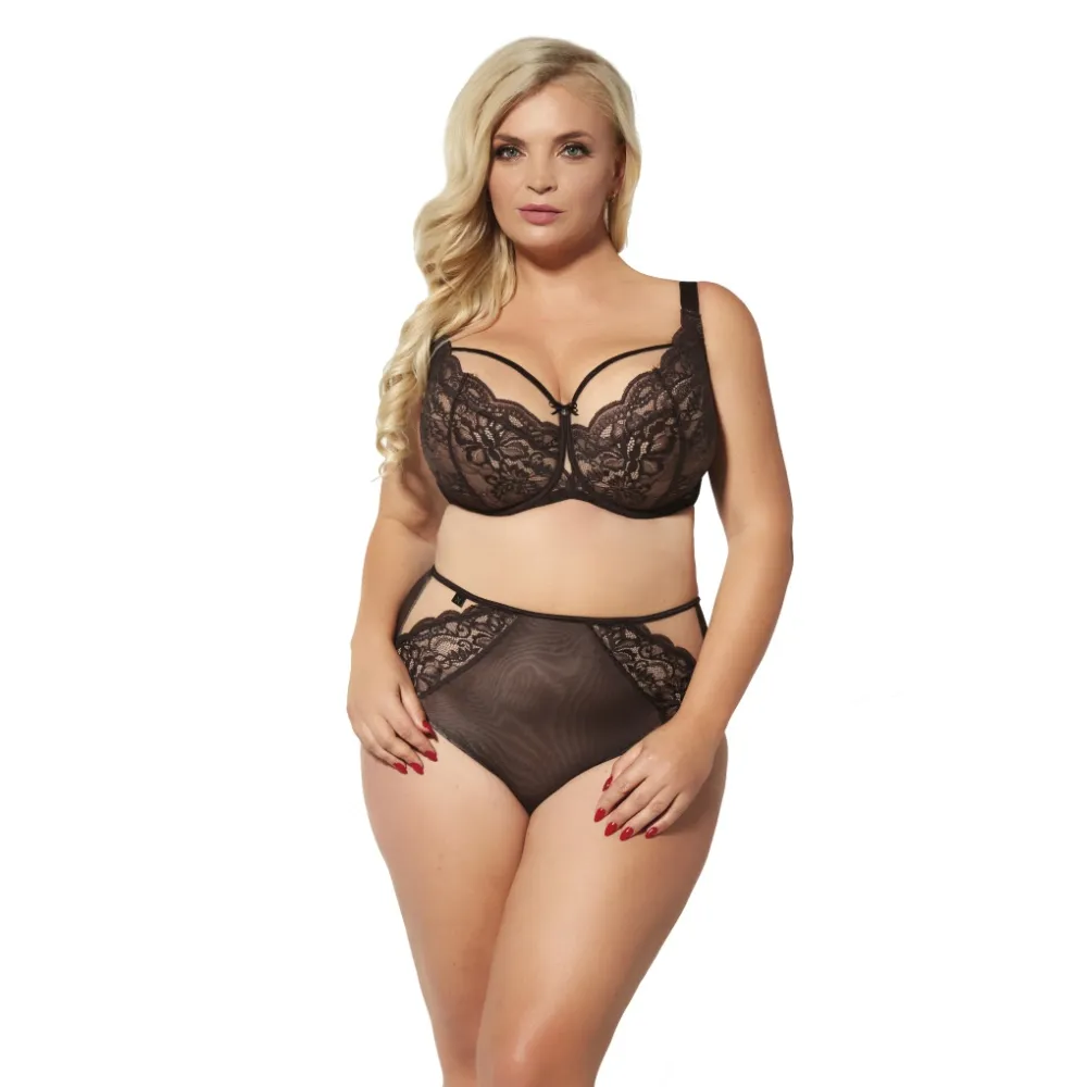Kris Line Chocolate biustonosz soft lace