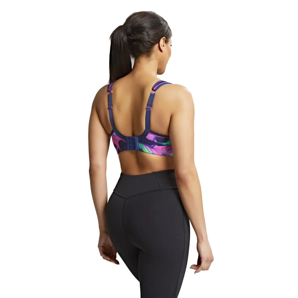 Panache Sport cyber swirl biustonosz sportowy z fiszbinami