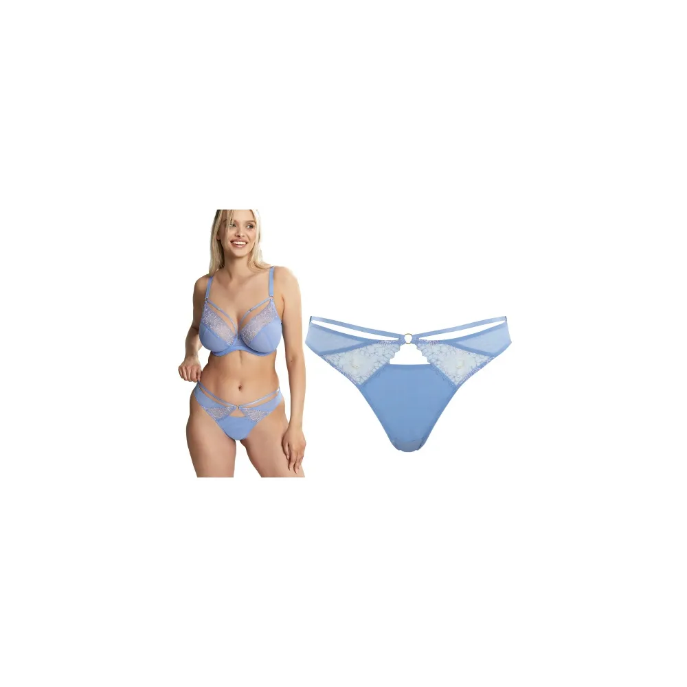 Cleo by Panache Valentina luxe denim blue figi brazyliany