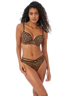 Freya Wild Side leopard moulded biustonosz usztywniany