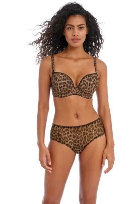 Freya Wild Side leopard moulded biustonosz usztywniany