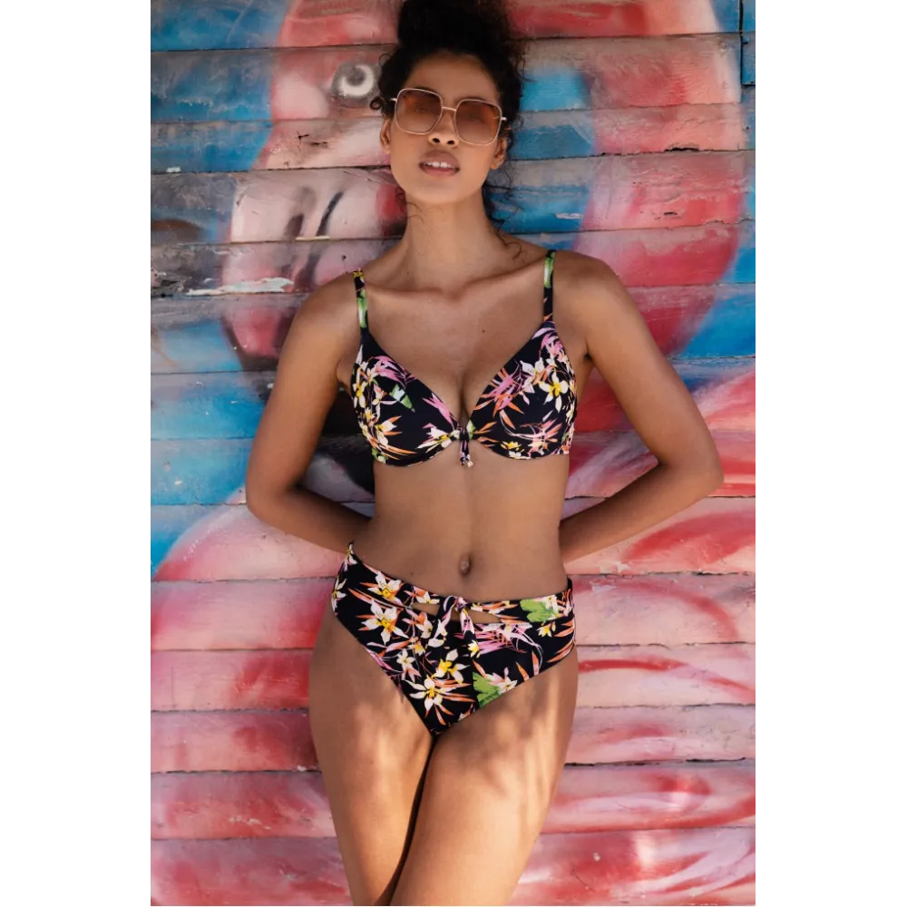 Freya Savanna Sunset multi padded plunge biustonosz do stroju kąpielowego