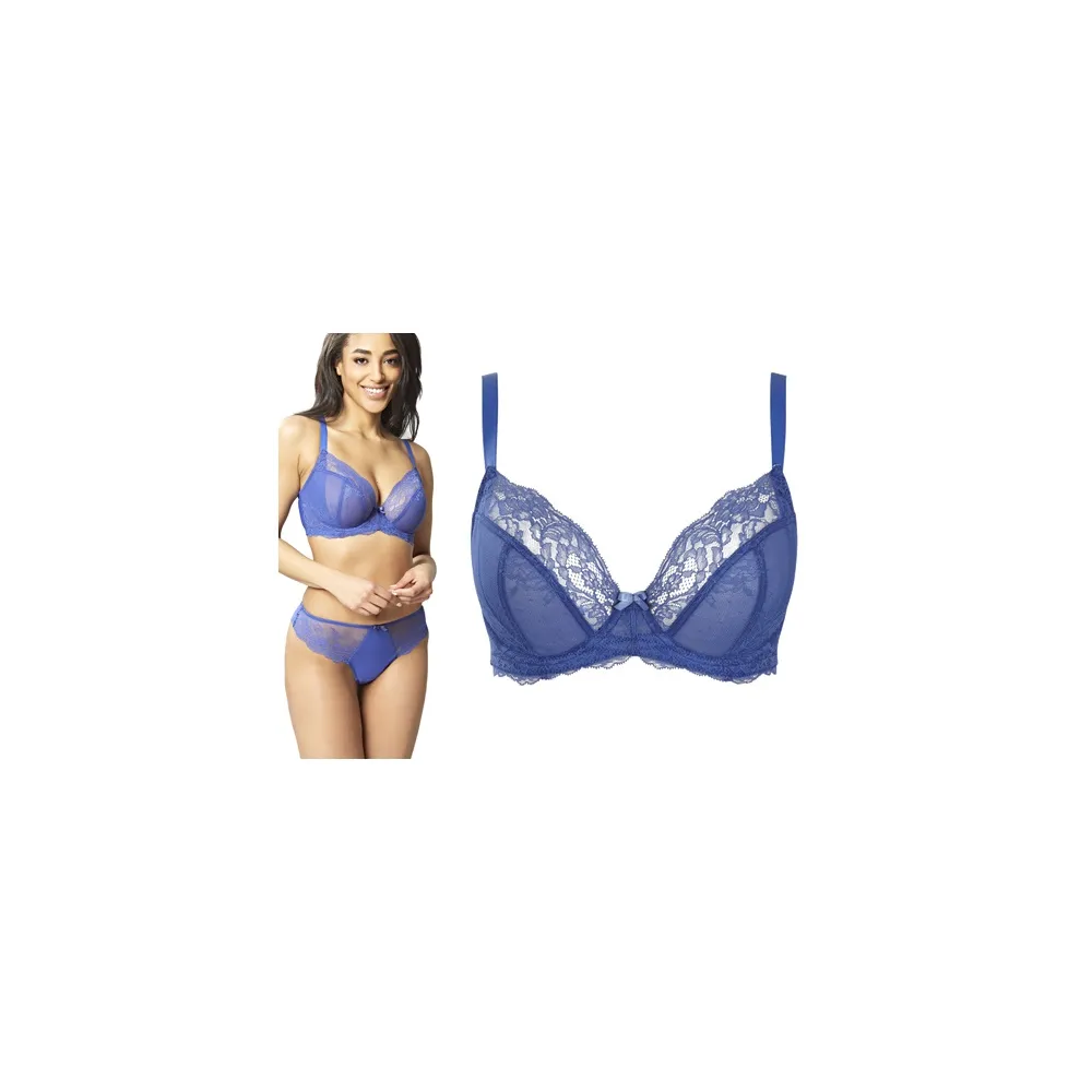 Panache Ana blue jewel biustonosz soft plunge