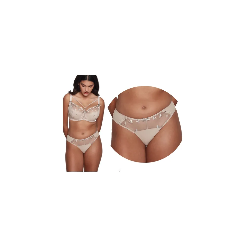 Dalia Sweetheart beż figi tanga