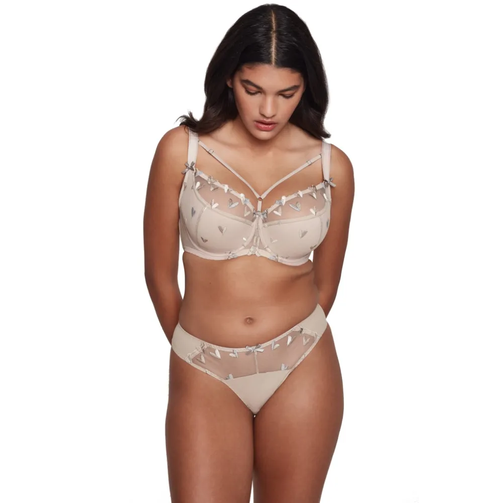 Dalia Sweetheart beż figi tanga