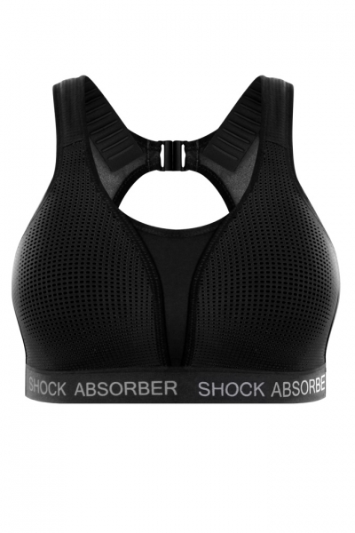 Champion Shock Absorber Run black padded biustonosz sportowy