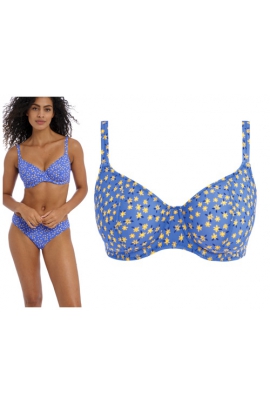 Freya Garden Disco bluebell soft plunge biustonosz do stroju kąpielowego