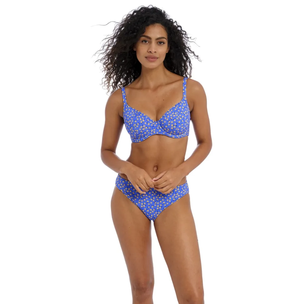 Freya Garden Disco bluebell figi bikini do stroju kąpielowego