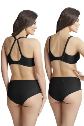 Panache Serene noir biustonosz full cup figi wysokie