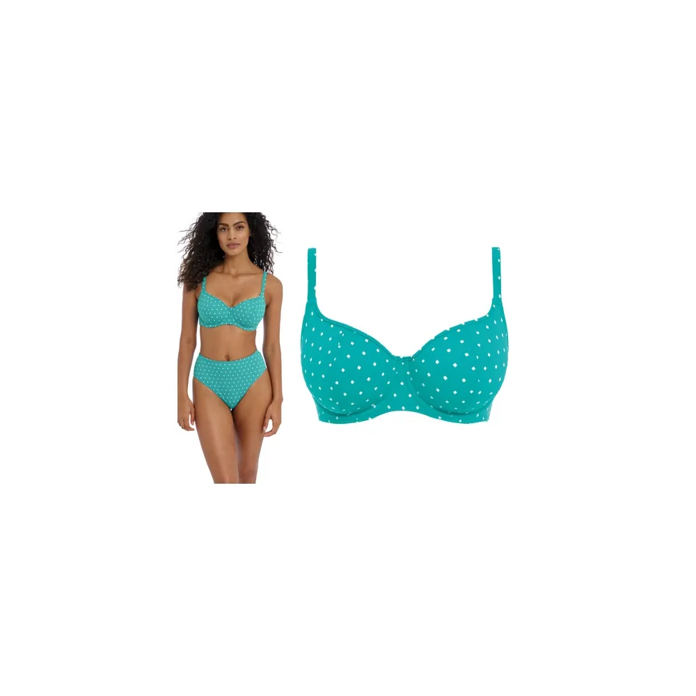 Freya Jewel Cove marine sweetheart biustonosz usztywniany do stroju kąpielowego
