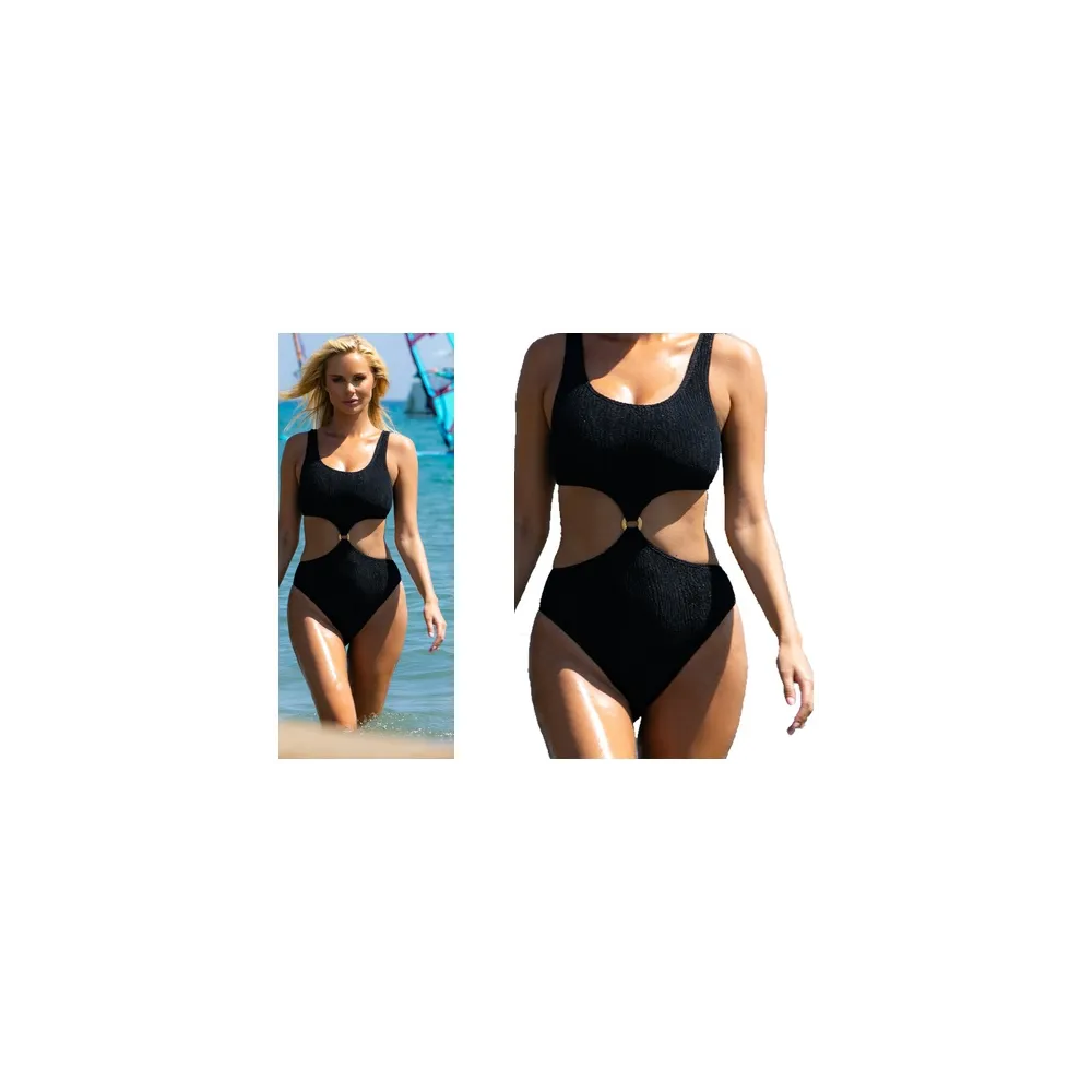 Aquarilla Pia 429 black monokini strój kąpielowy jednoczęściowy