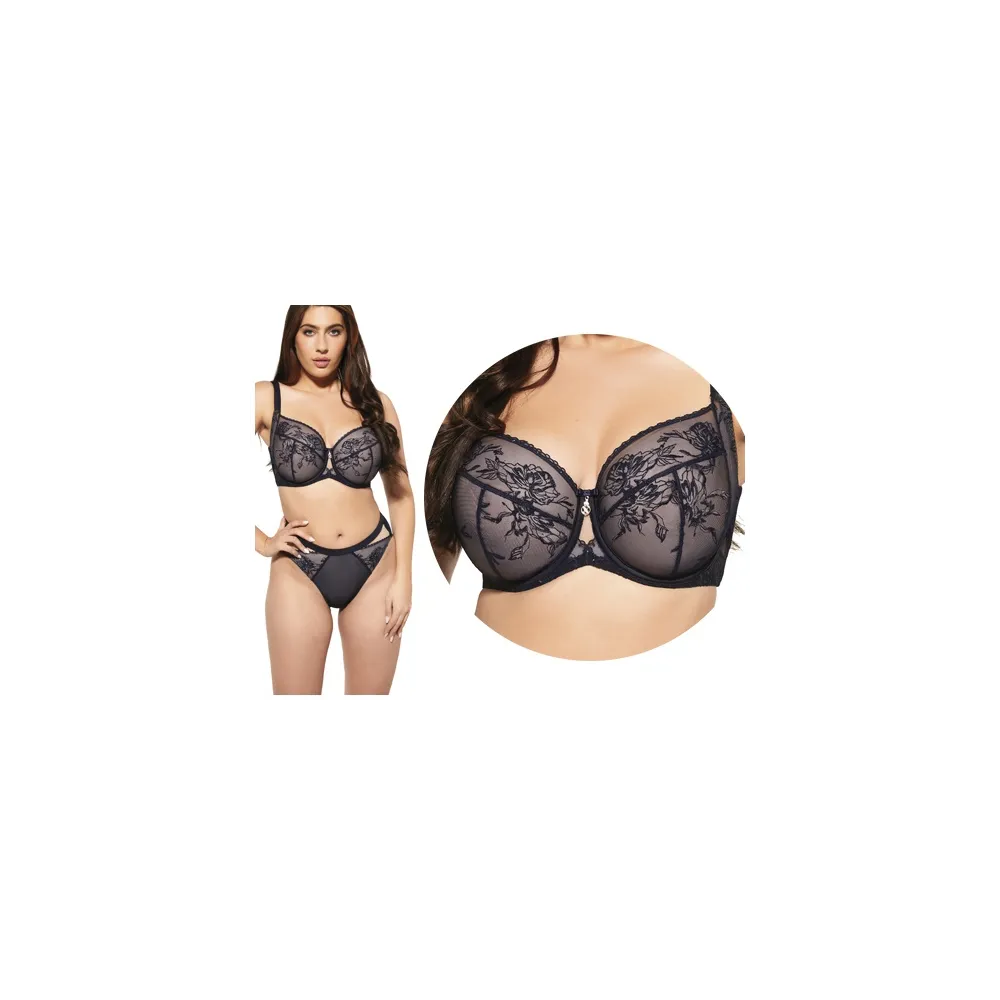 KrisLine Chloe nightblue full-cup biustonosz soft