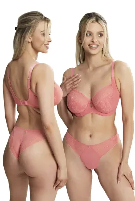 Cleo by Panache Alexis sunkiss coral biustonosz soft