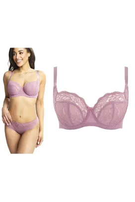 Panache Imogen mauve pink balconnet biustonosz soft