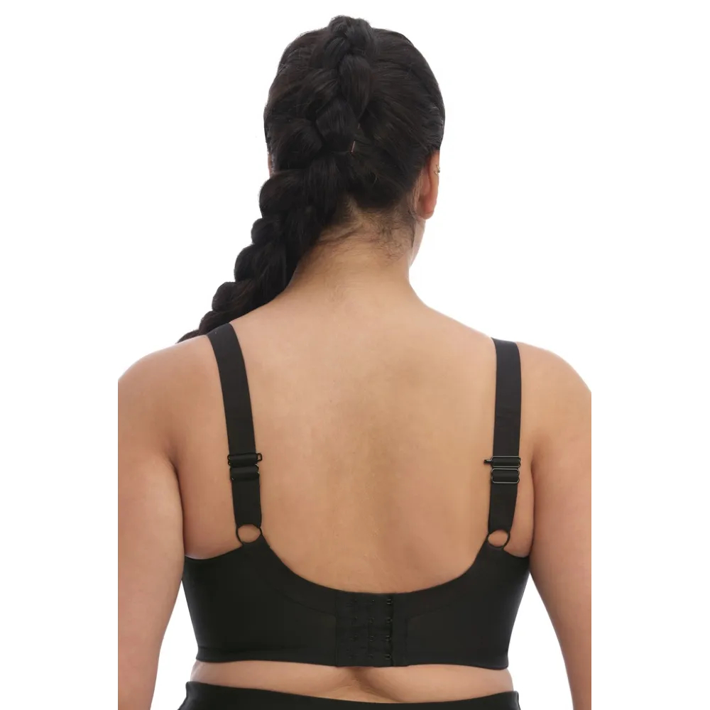 Elomi Energise black biustonosz sportowy soft