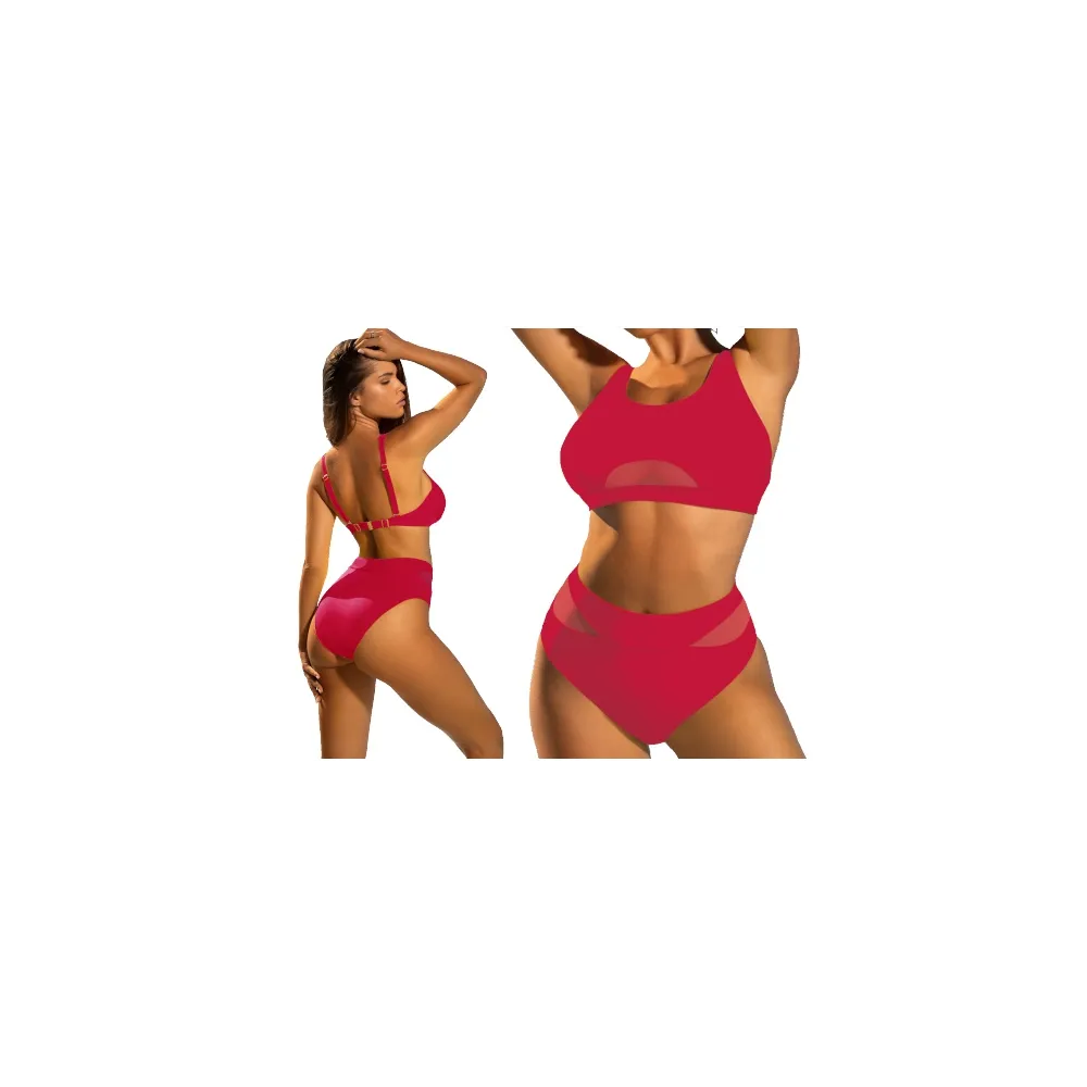 Self 1011MI4 6 czerwony bikini komplet strój kąpielowy 2cz