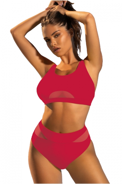 Self 1011MI4 6 czerwony bikini komplet strój kąpielowy 2cz