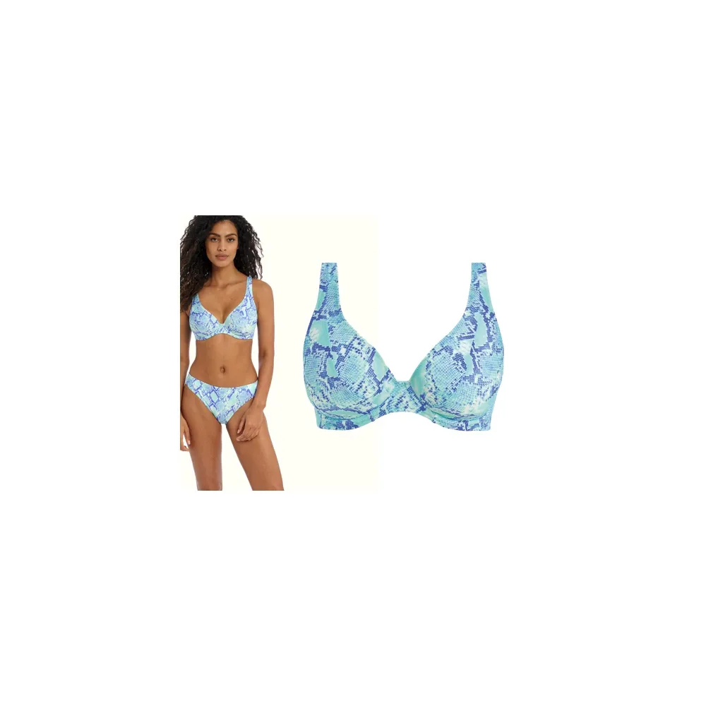 Freya Komodo Bay aqua high apex biustonosz soft do stroju kąpielowego