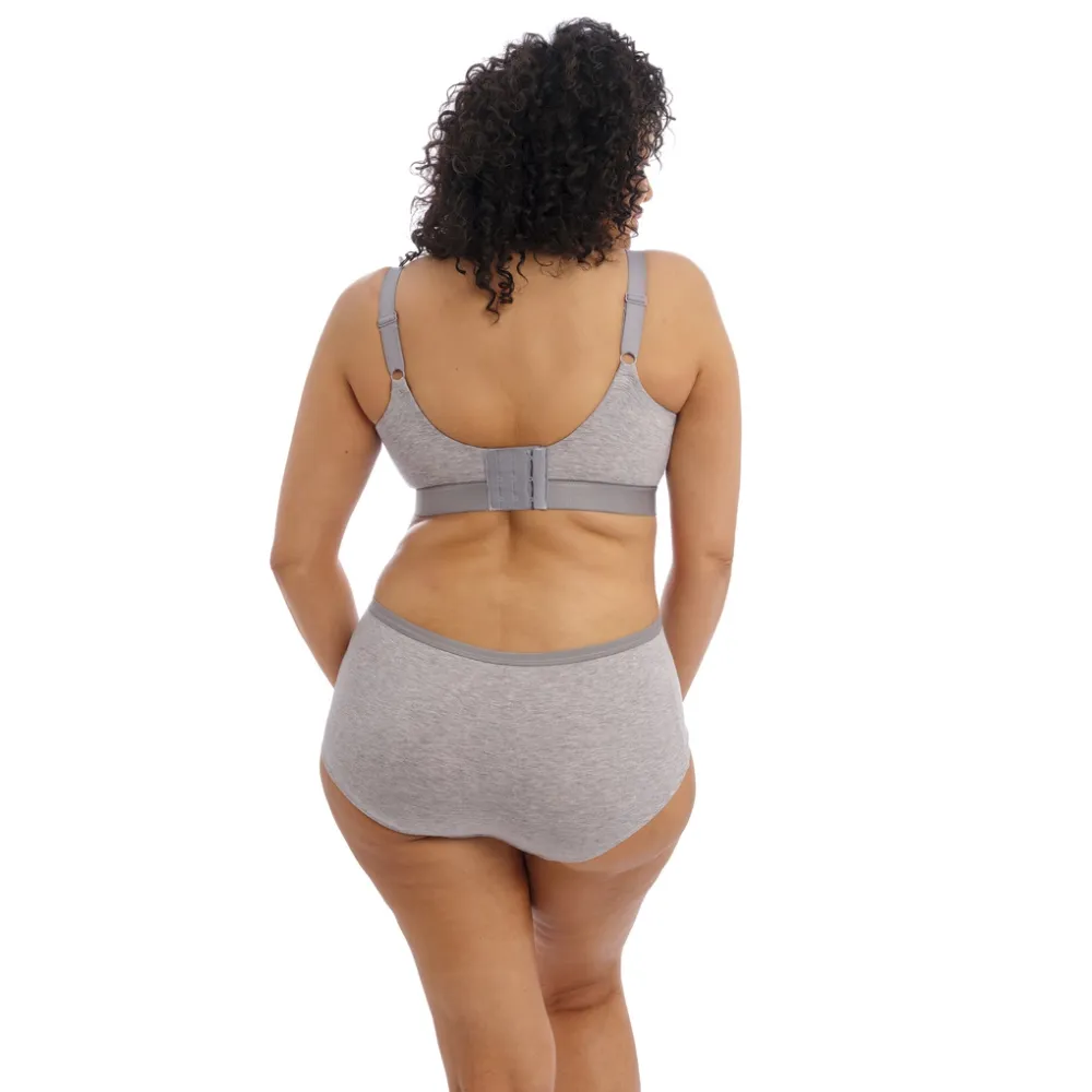 Elomi Downtime grey marl biustonosz bralette bez fiszbin