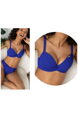 KrisLine Madera cobalt brassiereroma biustonosz push-up do stroju kąpielowego