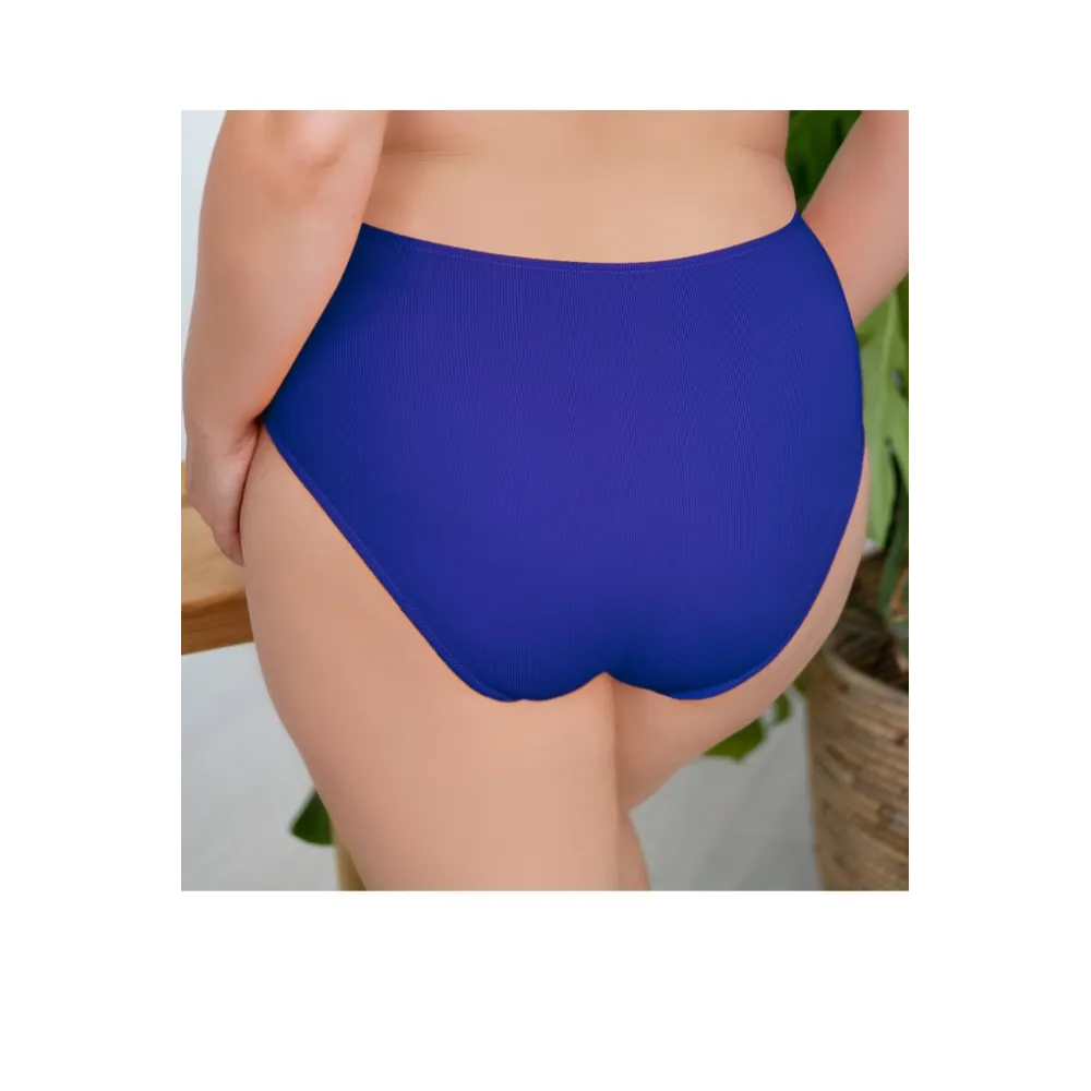 KrisLine Madera cobalt figi wysokie do stroju kąpielowego