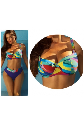 Self 995CA8 2 wielokolorowy bikini komplet strój kąpielowy 2cz